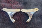 Antique 1920s Original Theo A Kochs Barber Chair Back Rest Mount Brackets Chrome