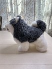 Vintage 1977 Dakin Husky Puppy Plush Dog Blue Eyes 13   