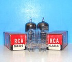 6ab4 Nos Rca 1950 Radio Vintage Amplifier Audio Vacuum Tubes 2 Valve Tested Ec92