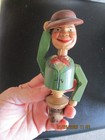 Vintage Bottle Stoppers Cork Bar Movable Folk Art Germany Mechanical Wooden Lot