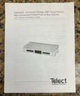 Telect Fuse Panel Rackmount Csu dsu Unit W  Dual Screw Terminal Blocks