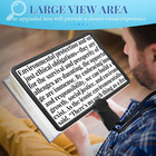 10x Large Magnifying Glass For Reading With Light books Full Page Magnifier Hand