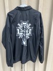 Dogtown Skateboards Cross Logo Dark Blue Windbreaker Jacket Large