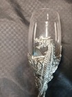 4 Myths   Legends Pewter Champagne Glasses Dragons Verones