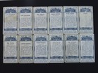 Vtg 1930s Players Cigarettes Cards Characters Thackeray Lot 12 England Ephemera