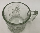 Vintage Glass Humpty Dumpty   Tom Tom The Pipers Son Glass Mug Cup Depression