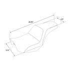 Driver Passenger Seat Fit For Harley Dyna Street Fat Bob Super Glide 06-17 Black