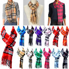 Unisex Winter 100  Cashmere Tartan Plaid Scarf Scotland Made Scarves Wool Wrap