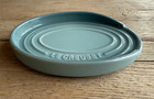 Le Creuset Stoneware Oval Spoon Rest Sea Salt New