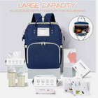 3-in-1 Baby Diaper Bag Backpack With Changing Station Portable Mommy Travel Bag