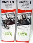 2 Packages Of 6 Size 6 Eagle Claw Snelled Snells Bronze Baitholder Fishing Hooks