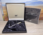 Montblanc Meisterst  ck Solitaire Pinstripe Sterling Silver 925 164 Ballpoint Pen
