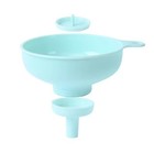 1   pack Wide Mouth Kitchen Funnel 3   in   1     Spout  Strainer   Jar Filler