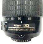 Nikon Af-s Dx Zoom-nikkor 55-200mm F 4-5 6g Ed Lens Tested Works  No Cap