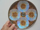 Vintage Morpho Butterfly Wing Tray Plate Wall Plaque 9 3 4  Mcm
