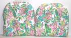 3 Pc Resort Spa Patio Wicker Cushion Set   Charleston Floral   21 X 43 X 5 5 New