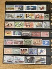 Lot Of New And Used Stamps From All Over The World  Off Paper q