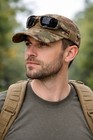 Tactical Camo Military Cap W  Eyewear Holder  Patch Outdoor Fishing Hunting Hat