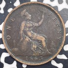 1863 Great Britain 1 Penny Lot c1380 Nice 