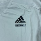 Adidas Men M White Climalite Techfit White Long Sleeve Shirt Activewear Layering