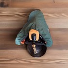 County Saddlery Fleece Lined English  Saddle Cover - Green