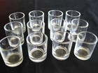 Boxed Set 12 Clear Glass Round Votive Candleholders Wedding Shower Party Crafts