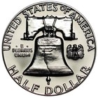 1963 Franklin Half Dollar Gem 90  Silver Proof