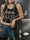 Ashley Force Signed 8x10 Photo Hood Nhra Funny Car Silver Pen Auto 5 Star Coa