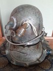 Vintage Metal Diving Helmet Antique Diver Retro Display Collectible