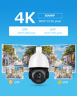 360   8mp Ptz Poe Ip Outdoor Security Camera 4k 20x Optical Zoom Ir Night Cctv