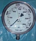High Pressure Gauge Dual Scale 0-3000 Kg 0-43000 Psi Pointer Gauge