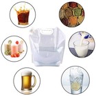 12 Pack Collapsible Water Bag 1 3g Freezable Bpa Free For Camping Hiking