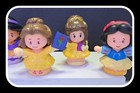 Fisher Price Little People Disney Princess  Lot Of 5 Belle Jasmine Snow W Cinder