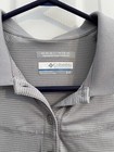Columbia Women s Omni Wick Short Sleeve Golf Polo Top Sz S Euc