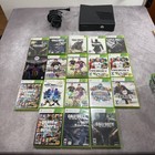 Microsoft Xbox 360 S 4gb Console Black 1439 No Controller 21 Game Bundle Tested