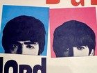 1964 Original The Beatles Hard Days Night Movie Poster Window Card Vintage