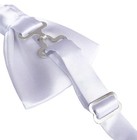 Adjustable Bowtie  Men Bowtiepre-tied Bow Tie For Parties White