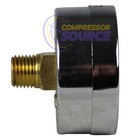 Air Compressor Pressure   Hydraulic Gauge 2  Face Back Mount 1 4  Npt 0-300 Psi