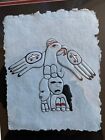 Northwest Coast Indian Art - Totem Poem And Painting - 16 5x23 5 In- Original