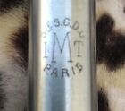 French 1930s Flute   Leather Travel Case bakelite Mouthpiece made In Paris rare