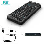 Rii Tek X1 Mini 2 4g Black Wireless Keyboard With Mouse Touchpad Remote Control