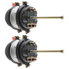 2 X Air Brake Chamber 2 5  64mm Type 3030 Stroke 30x30 30 30 For Haldex Bendix
