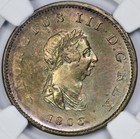 1806 Soho Great Britain 1 2p Half Penny Ngc Ms 64 Bn No Berries Reverse