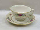 Lenox Cup   Saucer Set Rose J-300 Gold Trim Pink Stamp 1934 - 1942