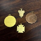Lot Of 4 Vintage Medals Pendants Minnesota Storytelling 1976 Kiwanis Masonic For