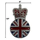 Uk Royal Crown Union Jack Wall Plaque Sign