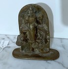 Antique 19th Century Hindu Solid Bronze Statue Of Lord Ganesha - From India