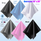 Oversized Microfiber Cleaning Cloth 20  X 20  For Tv Screens Lens Phone  black 