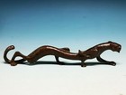 Exquisite Chinese Pure Red Copper Mythical Animal Tiger Statue Collection-