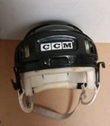Vtg Ccm Ht2 Ice Hockey Helmet Black Small Senior Men Size Pro 